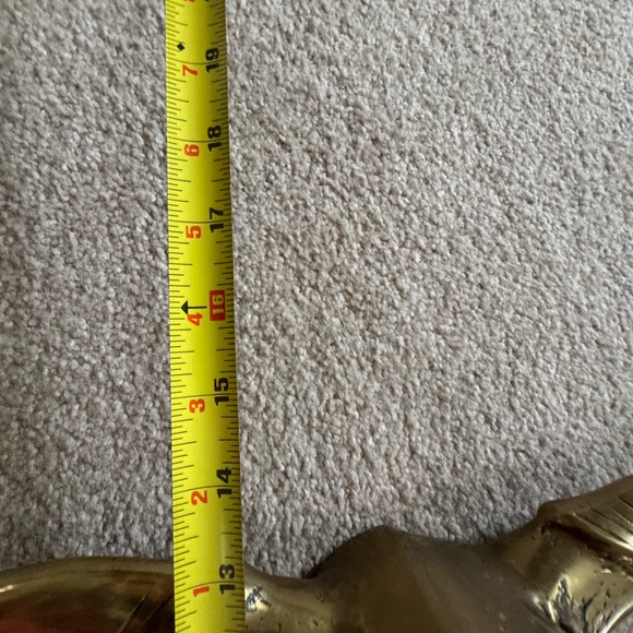 VTG. MCM Solid Brass Bull Wall Mount Art Horns Western 29” - Picture 8 of 8